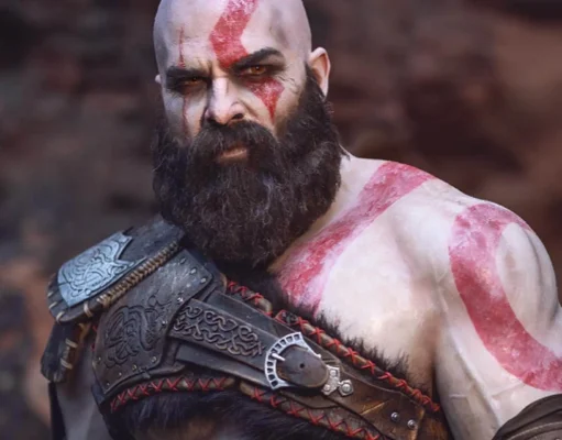 Maul Cosplay als Kratos appelliert an Social-Media-Missstand
