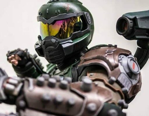 Doom Slayer aus DOOM Eternal steigt aus Hölle empor!